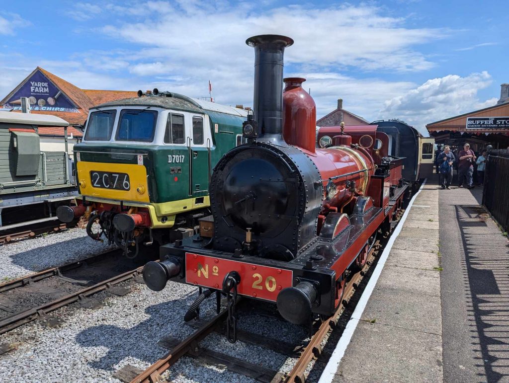 Two Manchester built locos a mere 99 years different in age