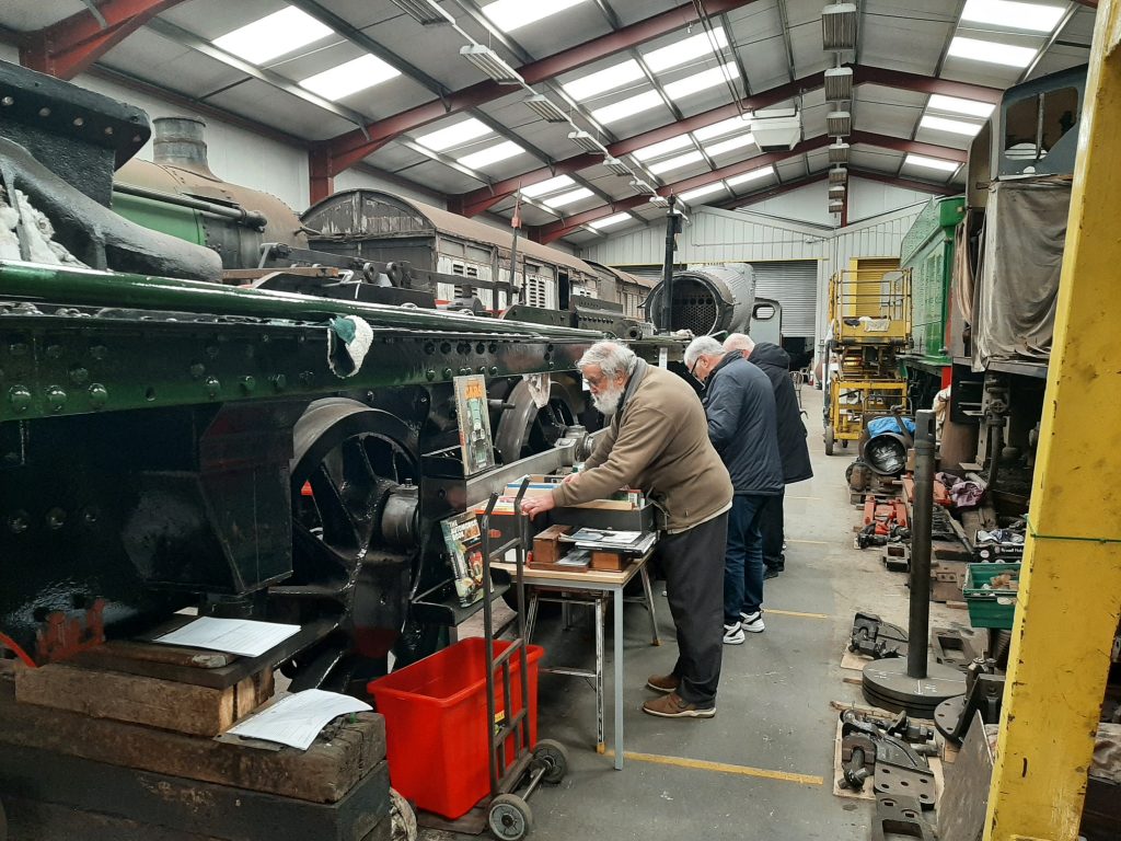 Visitors explore the FRT second hand book stall in the FRT shed on Sunday, 29th September 2024