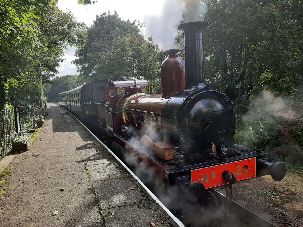 FR 20 at Summerseat with the test train.