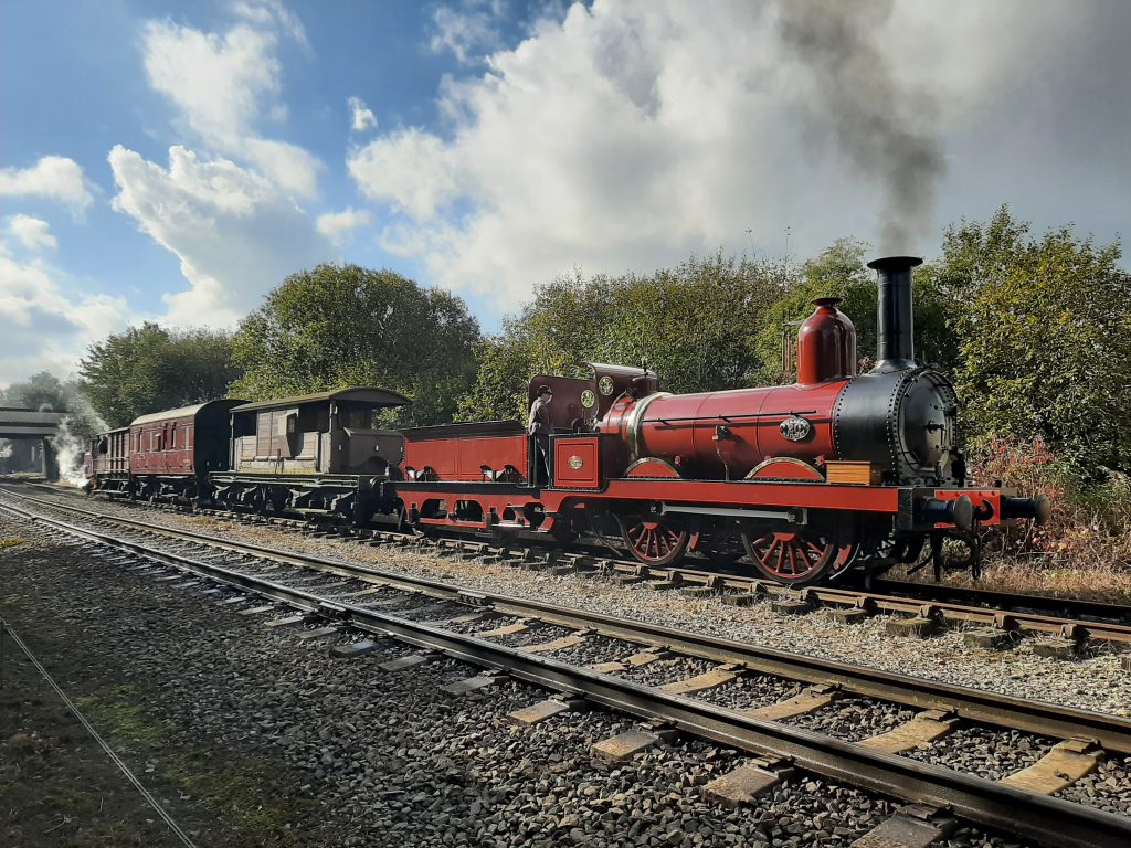 FR 20 with the brake vans and Barclay 0-4-0ST No. 1969 JN Derbyshire