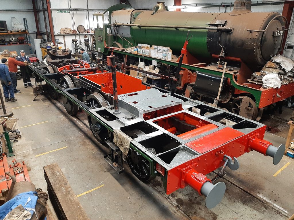 5643's cleaned and painted chassis