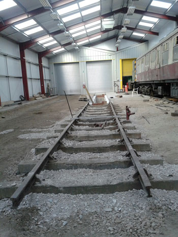 Lay more track, so we can resume the concreting obsession creating a path alongside it..!