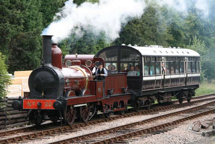 FR20 became the first engine to haul trains on part of the Bluebell Railway's East Grinstead extension