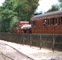 FR No 20 steams out of Ingrow and heads downhill to Keighley