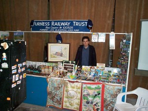 The Sales Stand at the FRT Shop in Ulverston's Dickensian Festival 2000